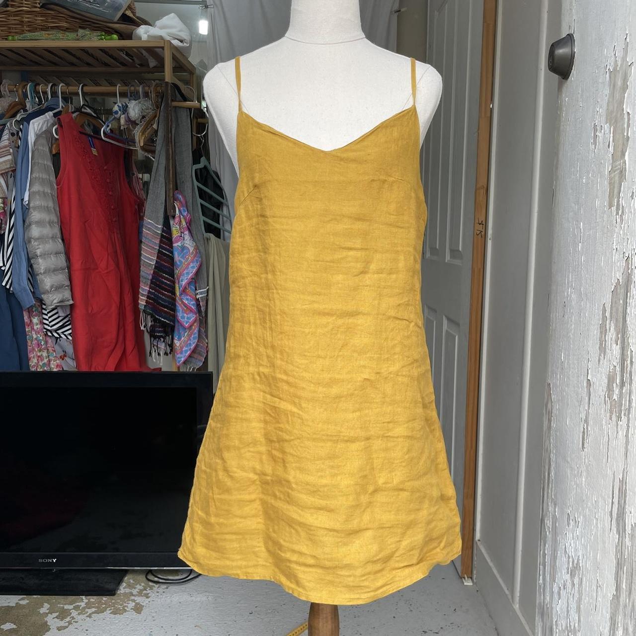 Threads By Bed Threads Linen Slip Womens S Turmeric... Depop