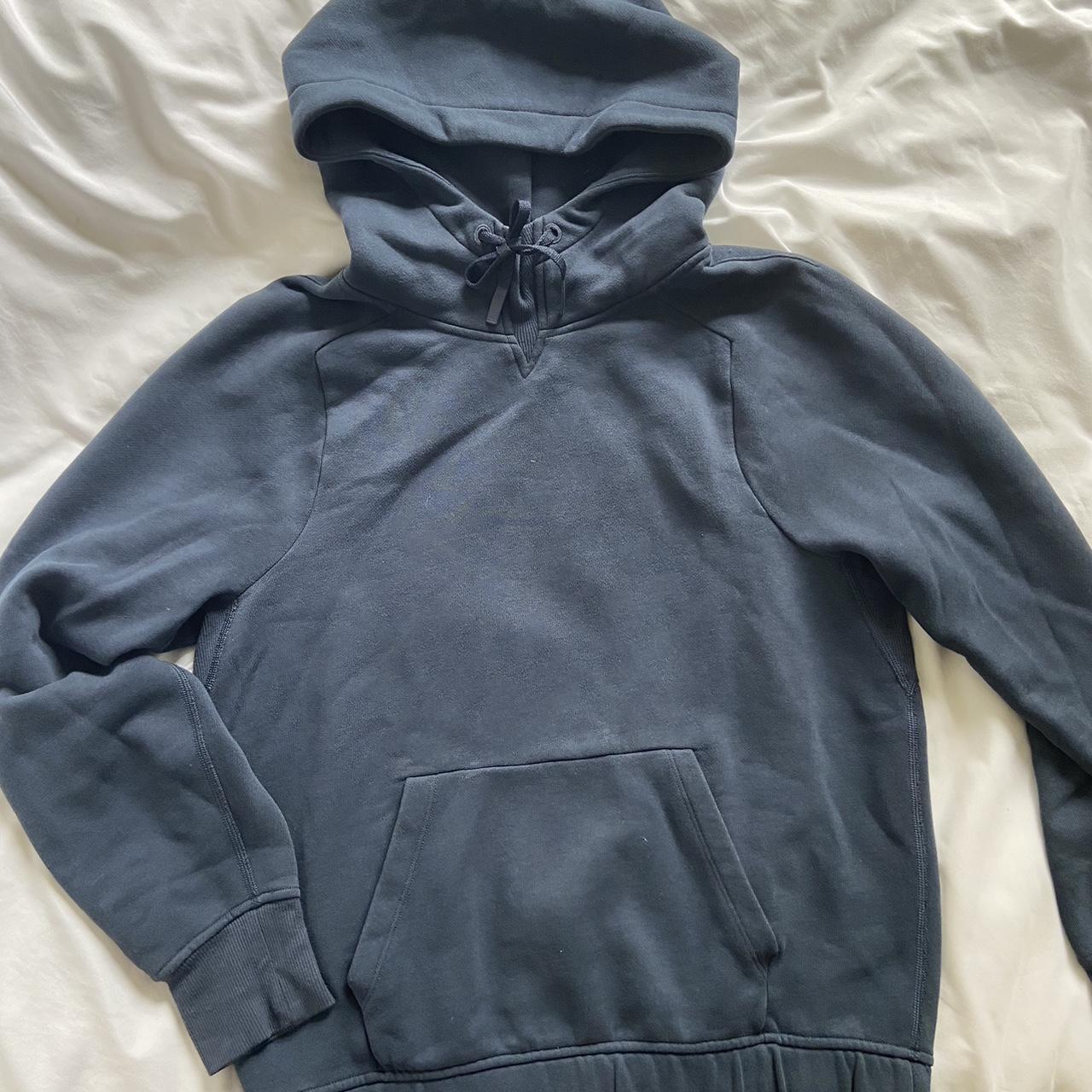 lululemon slate blue sweatshirt size 4. lightly worn... - Depop