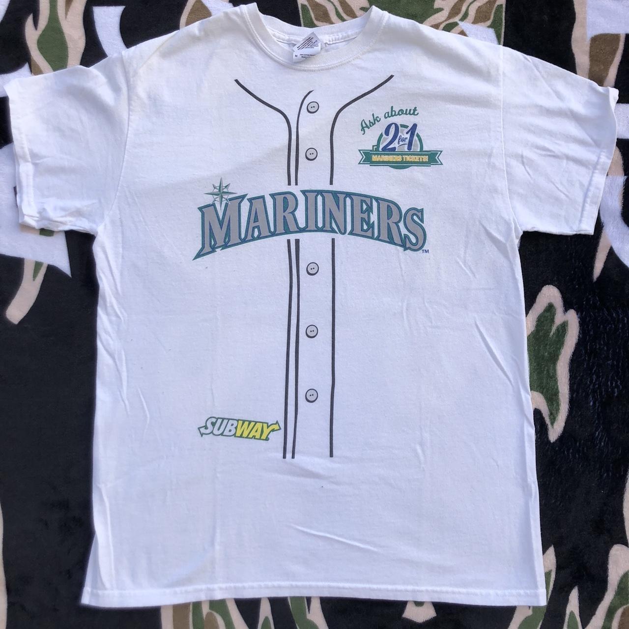 Y2K Seattle Mariners Baseball Jersey About this - Depop