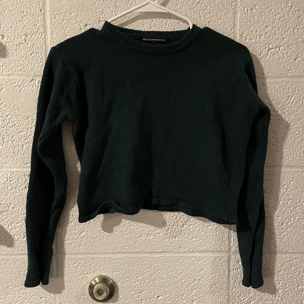 Brandy Melville Women's Green Jumper | Depop