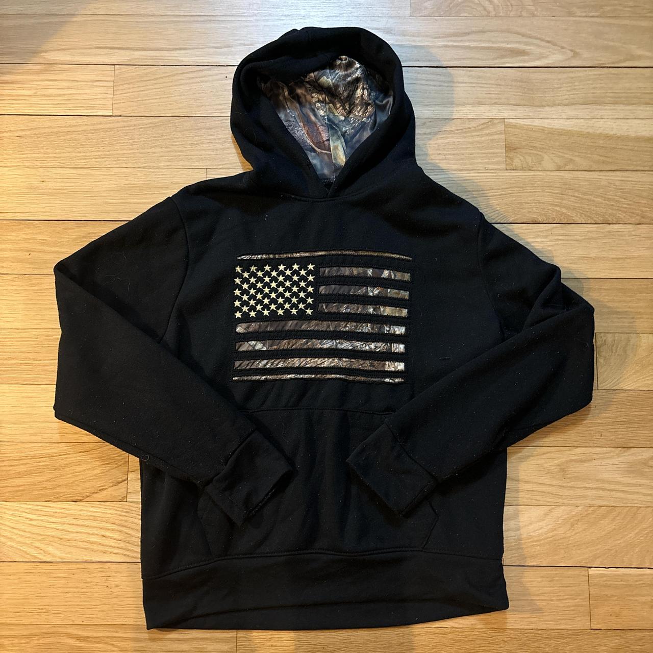 Hunting American Flag Hoodie, Fishing Flag Hoodie, Men's Fishing Hoodie, Men's Hunting Hoodie