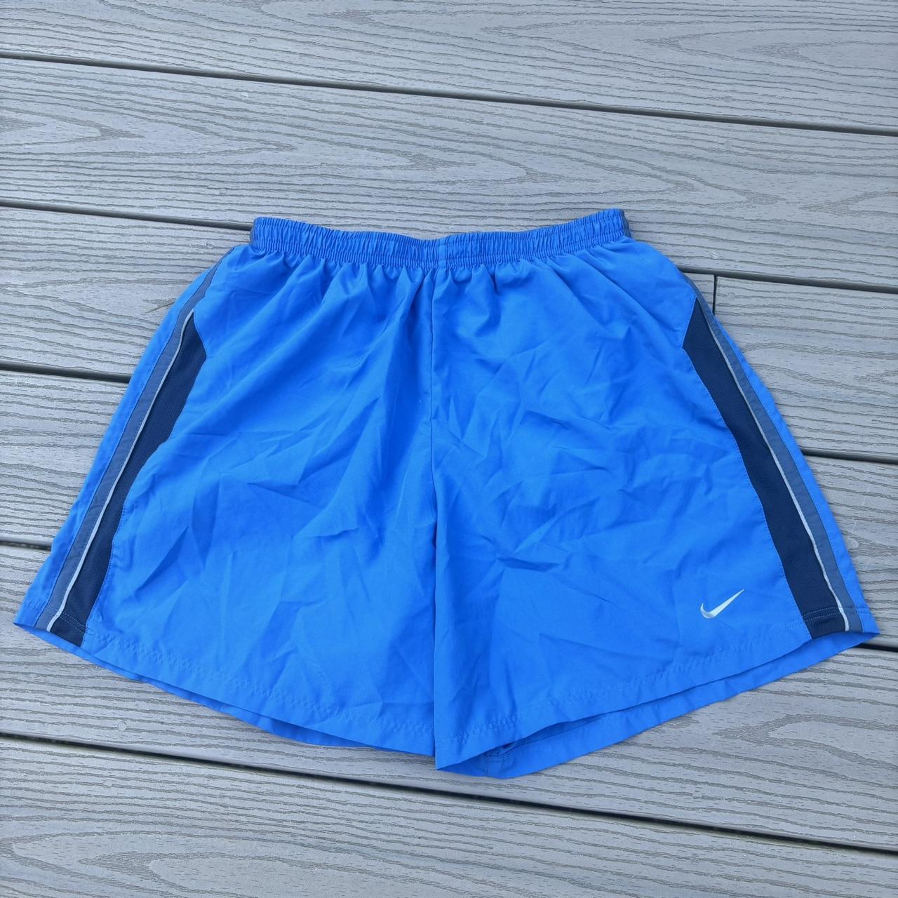blue nike running shorts mens