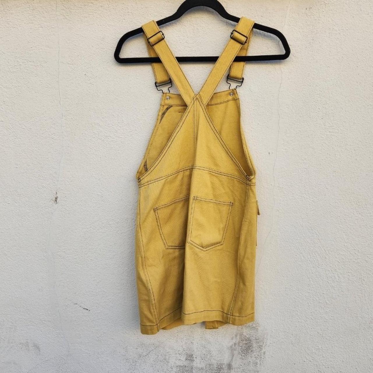 Lazy oaf yellow pinafore dress hotsell