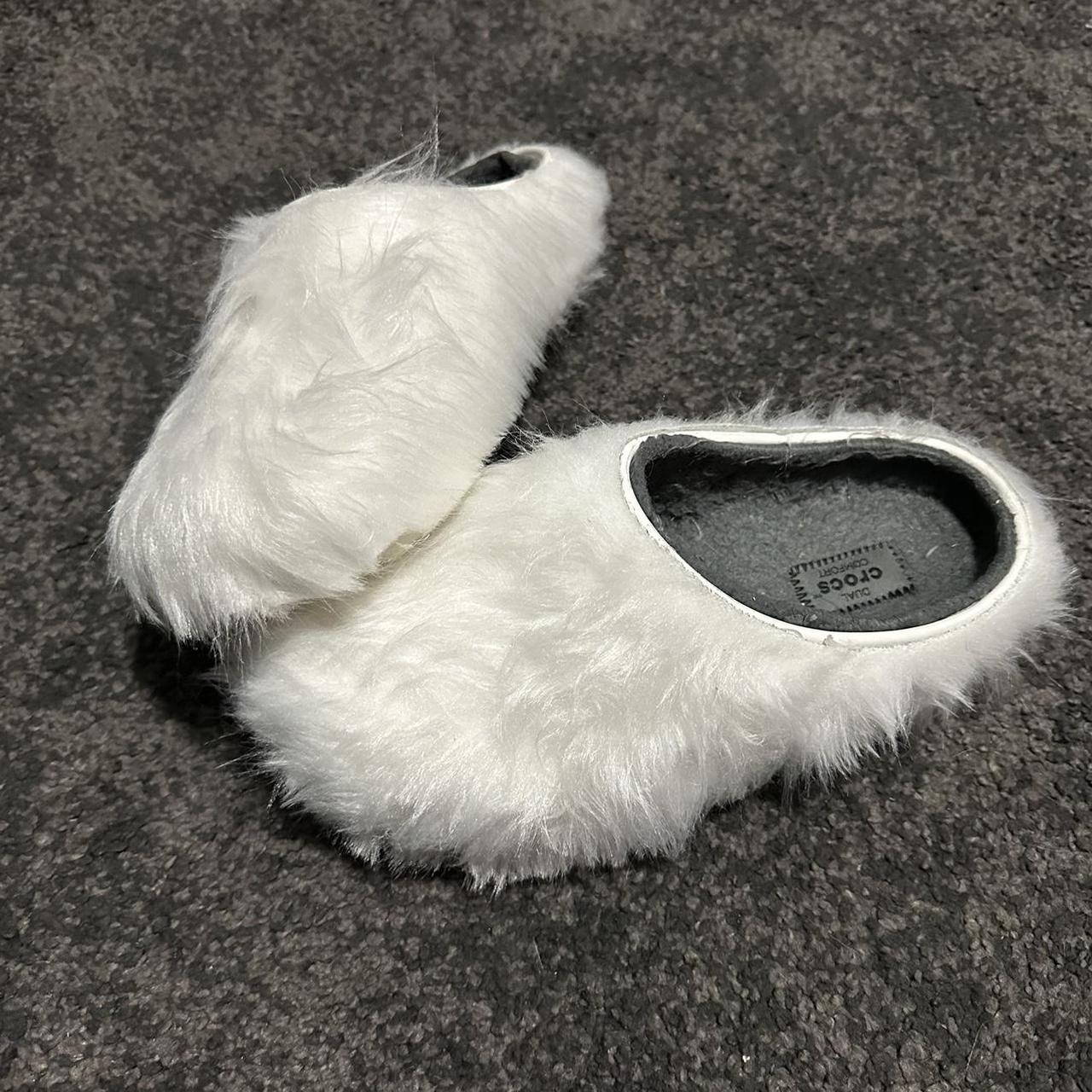 Custom Fur Crocs (Made to order) Can make with black... - Depop