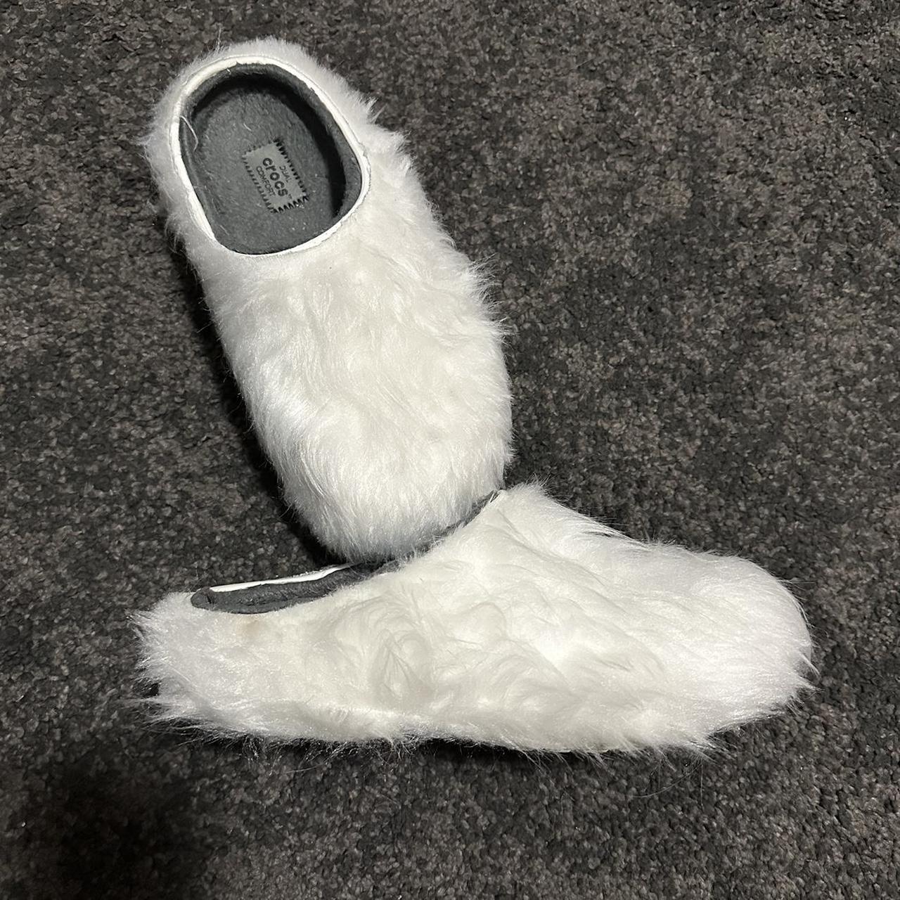 custom fur crocs