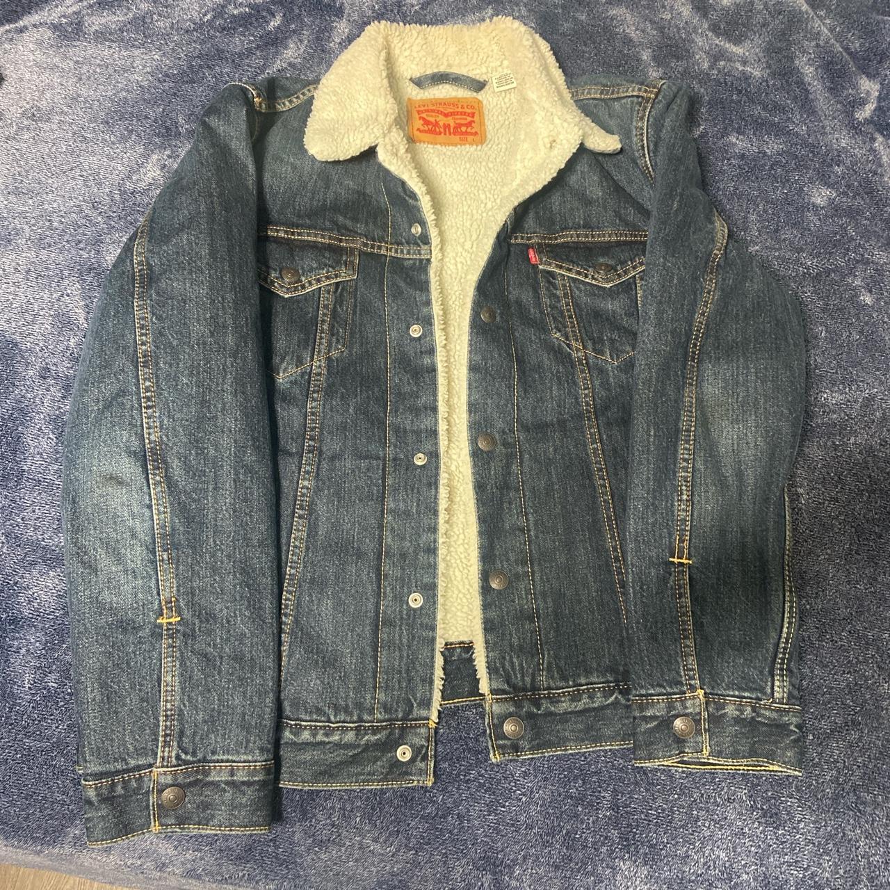 Levi's Men's Navy Jacket | Depop