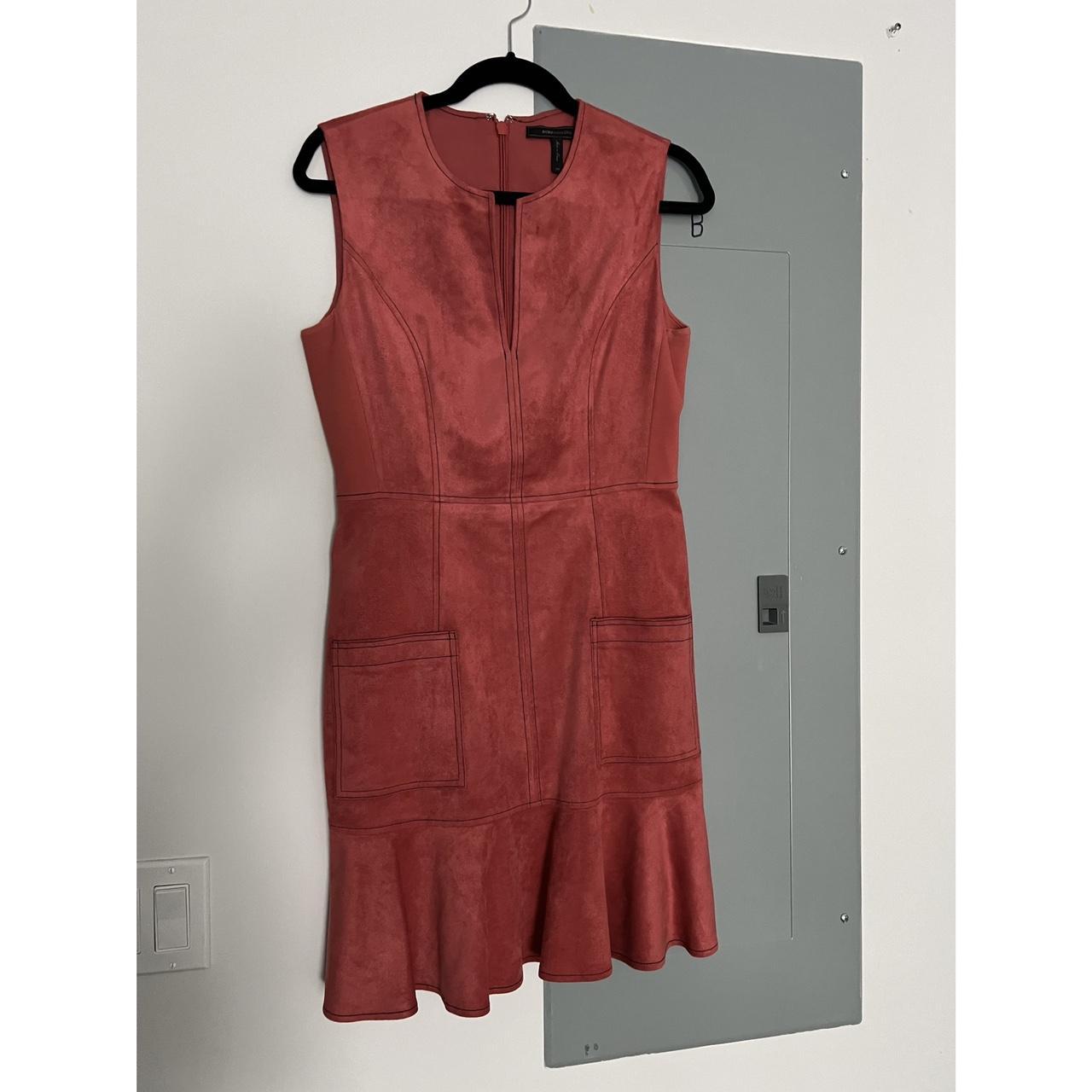 Bcbg suede outlet dress