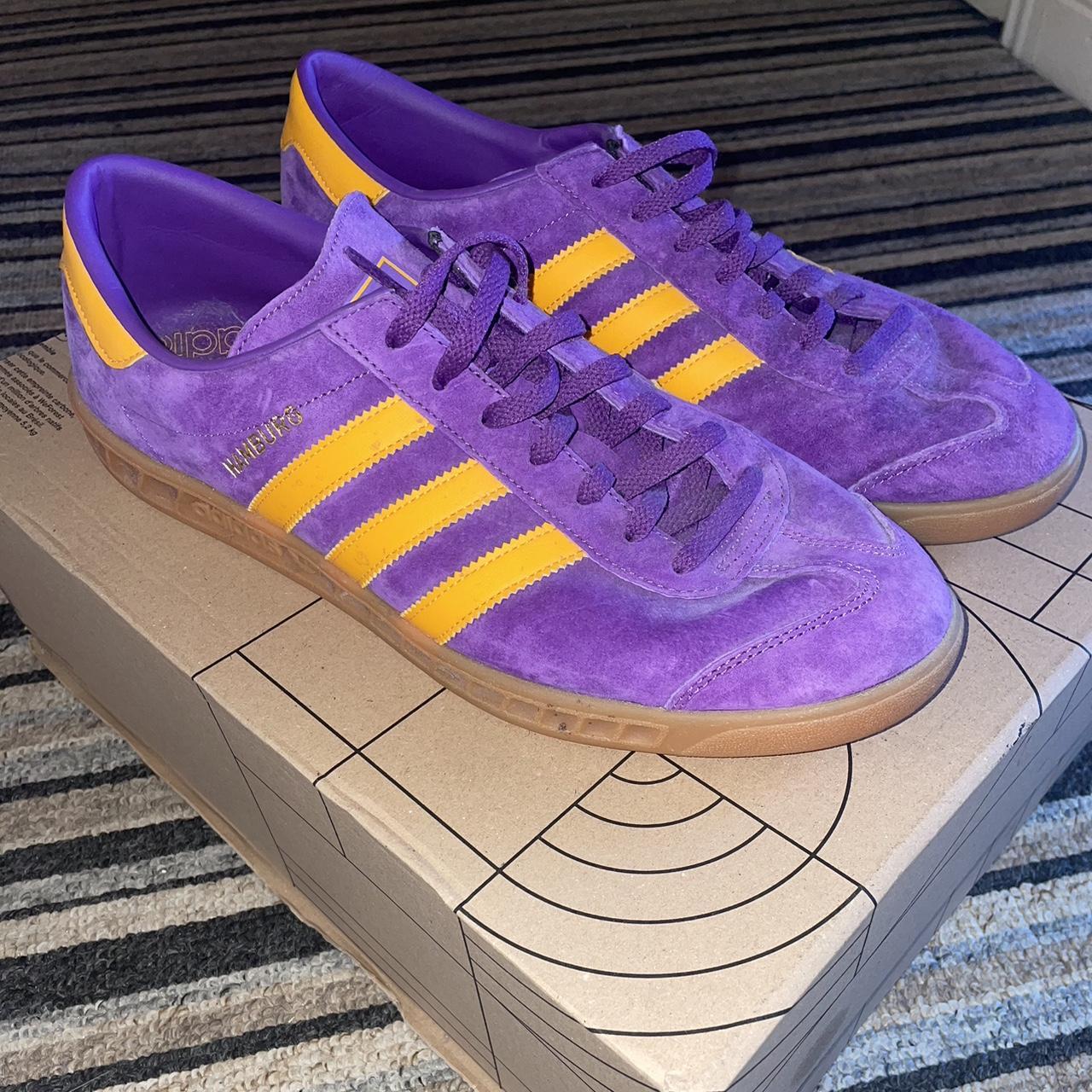 Men's purple hot sale adidas shoes