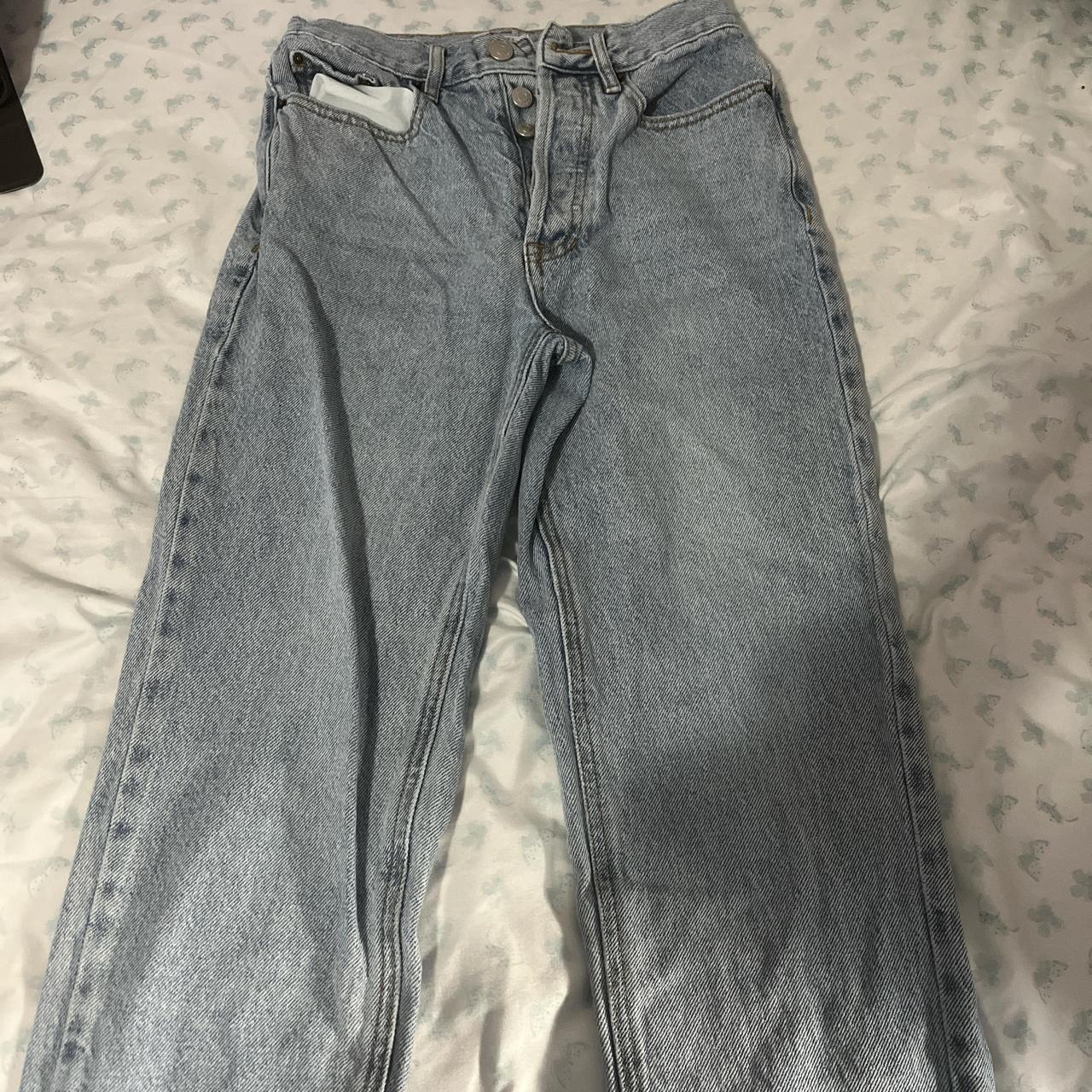 Super cute black cargo pacsun jeans size 25 no flaws - Depop