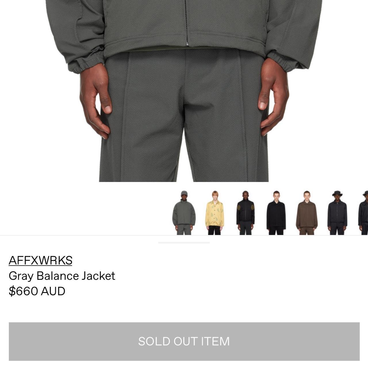 ジャケット・アウター affxwrks balance jacket AFFXWRKS Balance Jacket - Gray | Garmentory