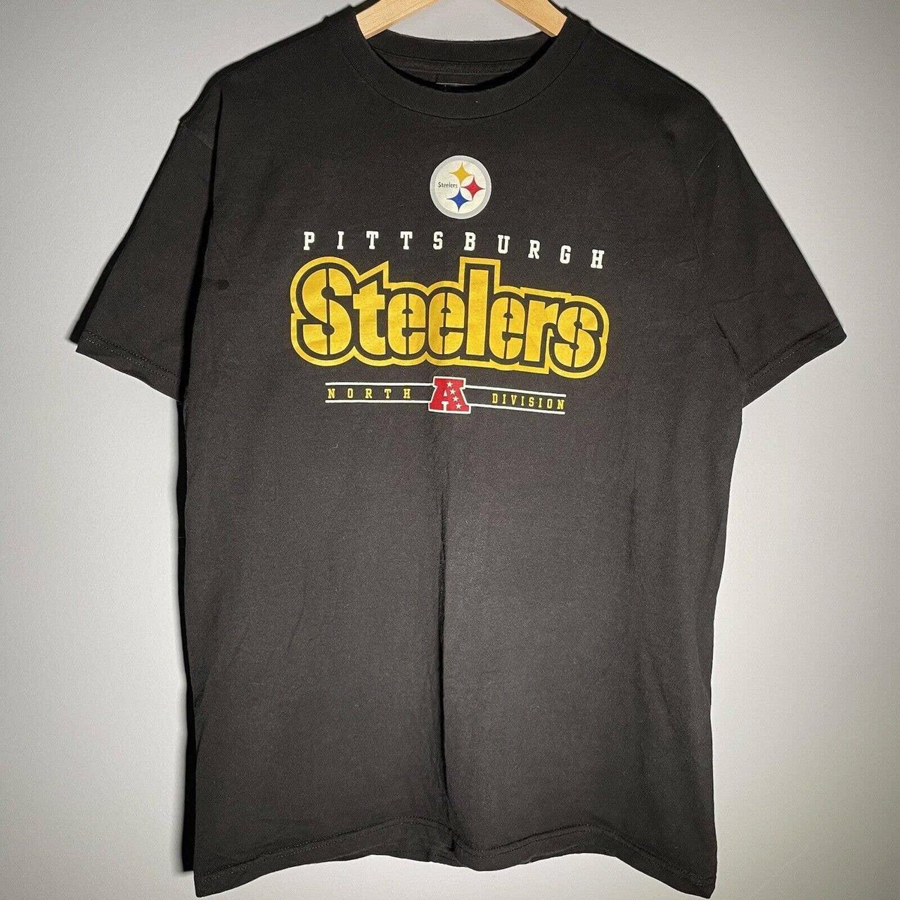 Pittsburg Steelers team apparel men's medium long sleeve grey T