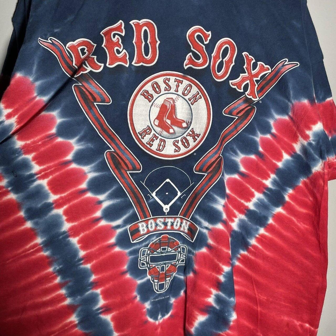 Vintage 2001 Boston Red Sox 3/4 sleeve T-shirt. - Depop