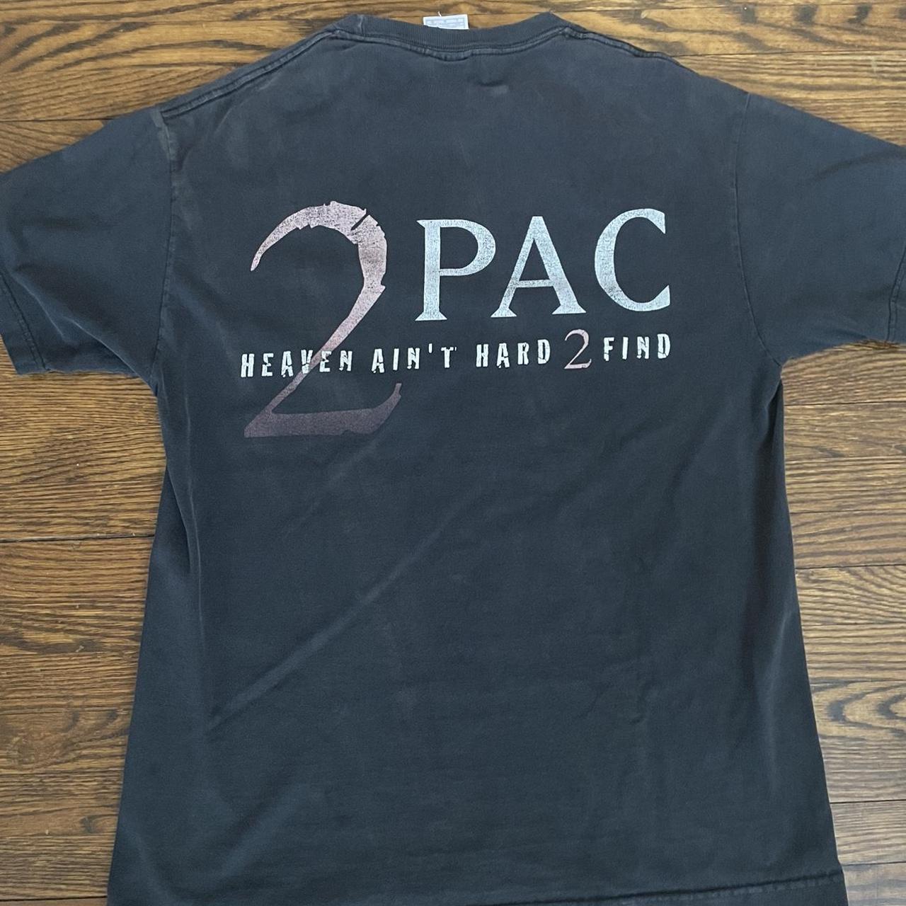 トップス 90s 2PAC TEE heaven ain't hard 2 find T Tupac Heaven Ain't Hard 2 Find T-Shirt – Retro Finest