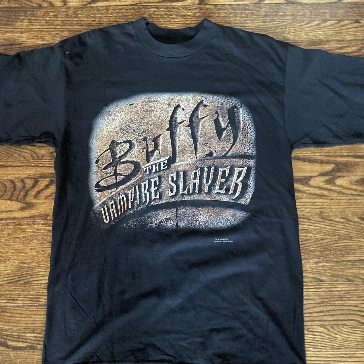 BLUE GRAPE バフィー Buffy the Vampire Slayer Vintage Buffy the Vampire Slayer T-shirt Blue Grape | Depop