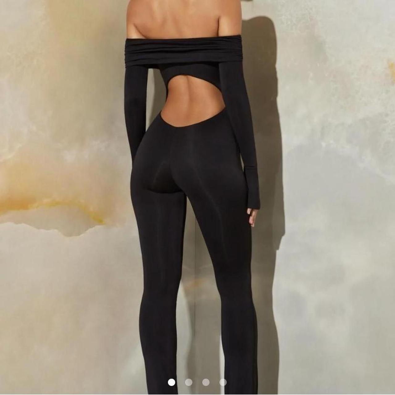 Oh Polly Women's Black Jumpsuit Depop