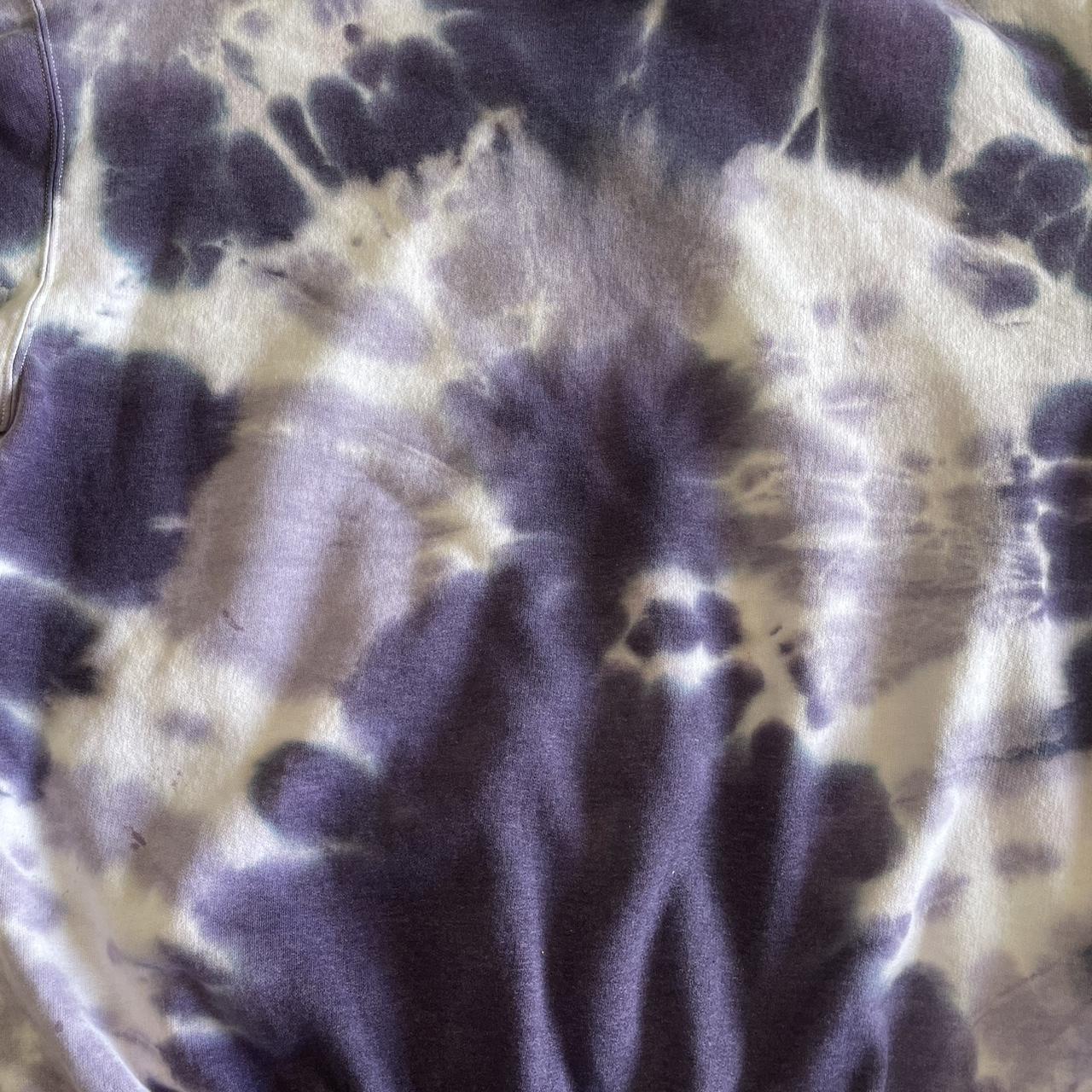 Urban Outfitters Purple Renewal Purple Tie-Dye heart... - Depop