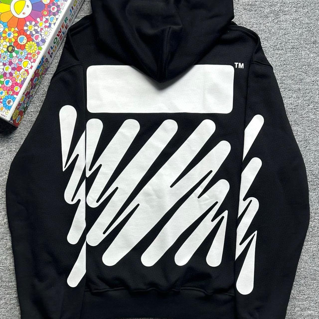 Fake hoodie off clearance white