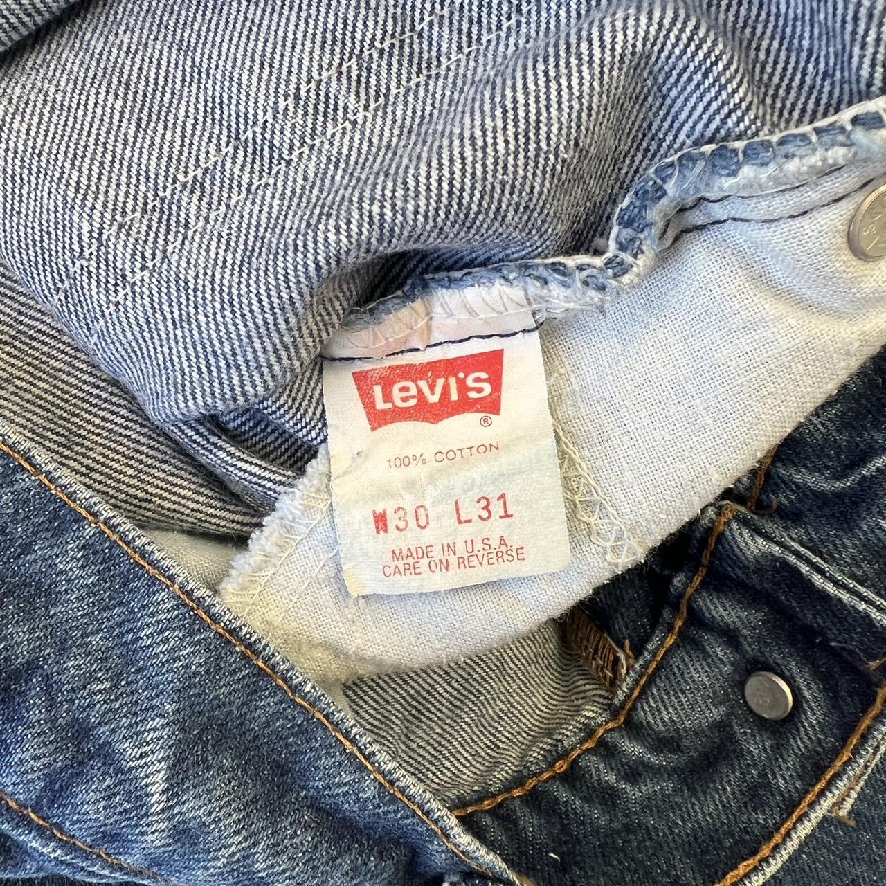 Levi's Men's Navy and Blue Jeans (4)
