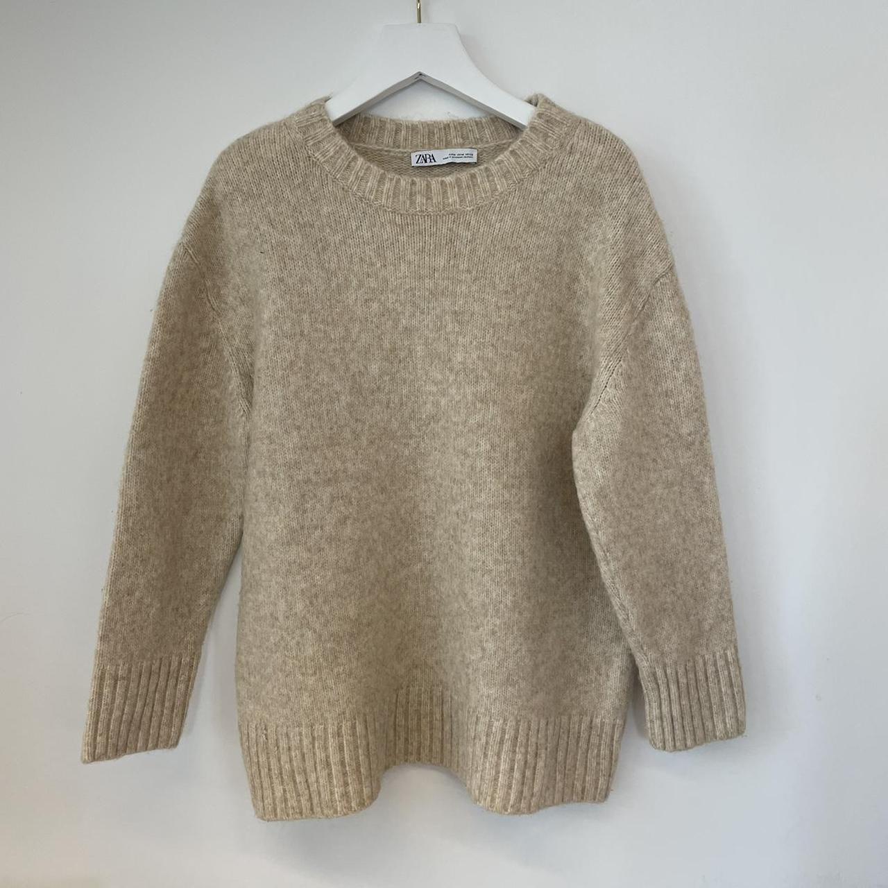 Zara oversized wool sweater Size M Never worn - Depop