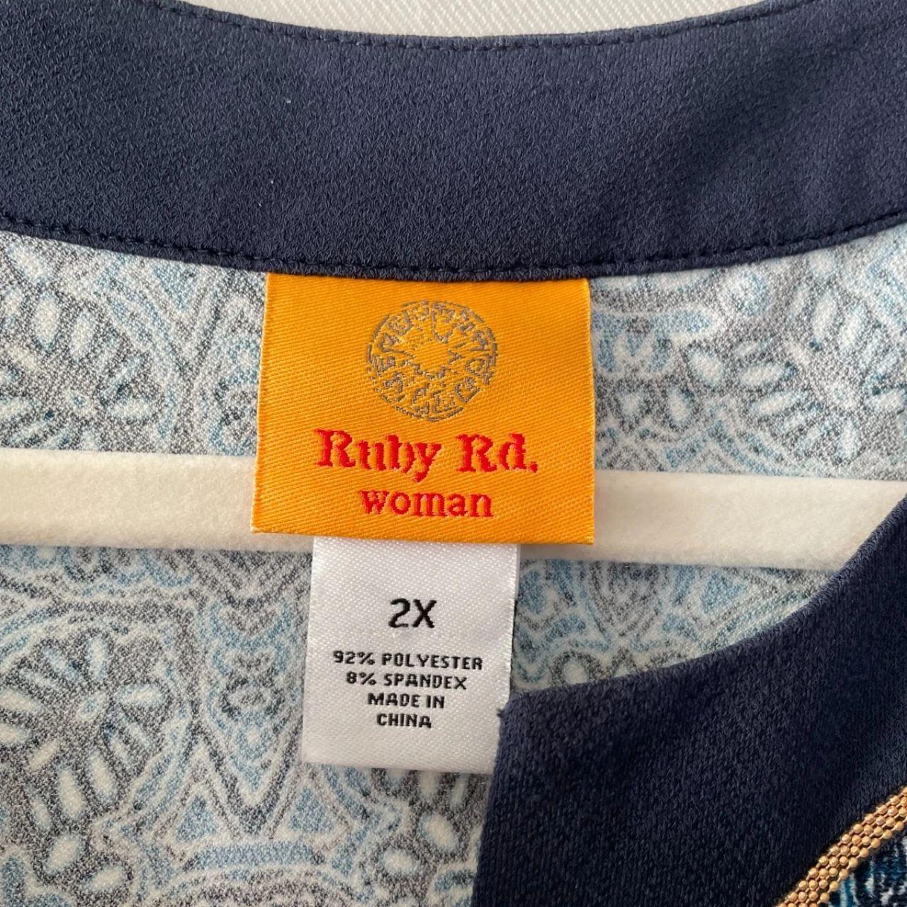 Ruby Rd. Women's Blouse - Blue/Multi – Ruby Rd. W… - image 3