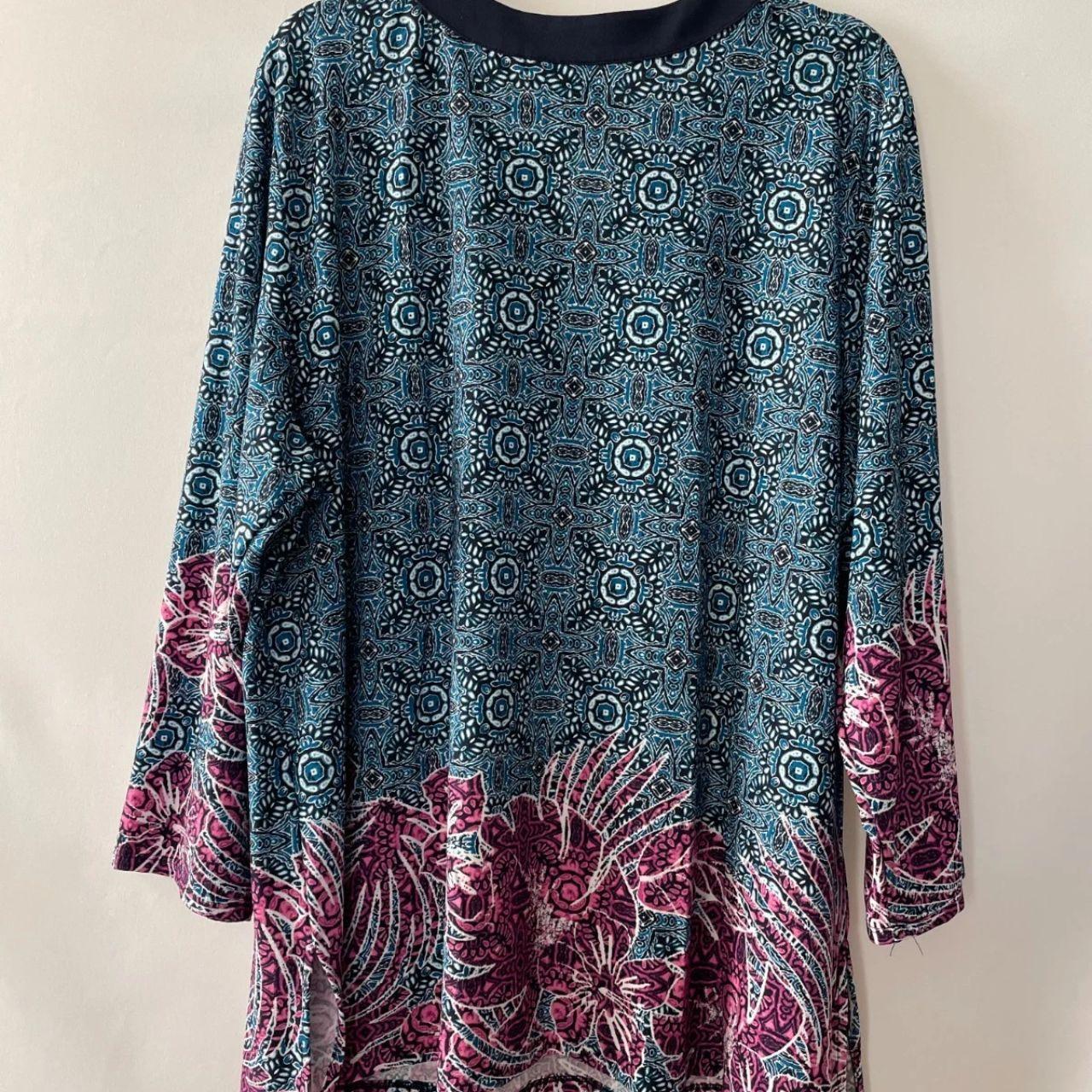 Ruby Rd. Women's Blouse - Blue/Multi – Ruby Rd. W… - image 2