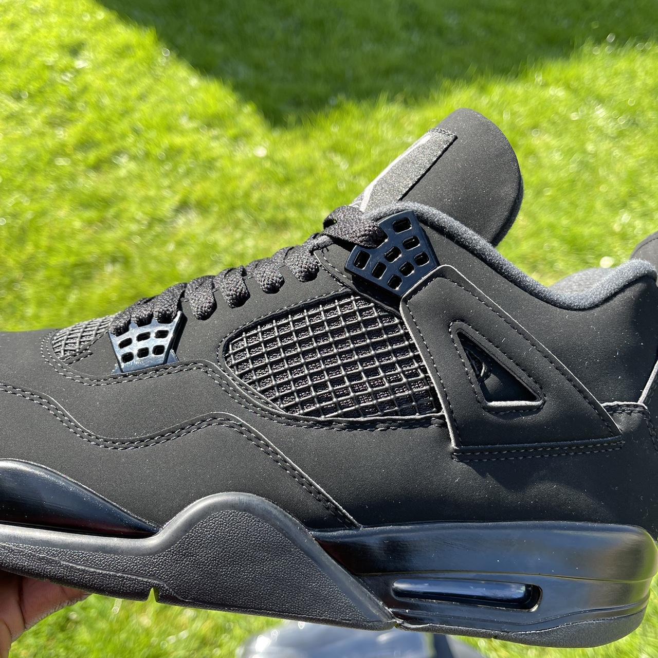 mens black jordan trainers