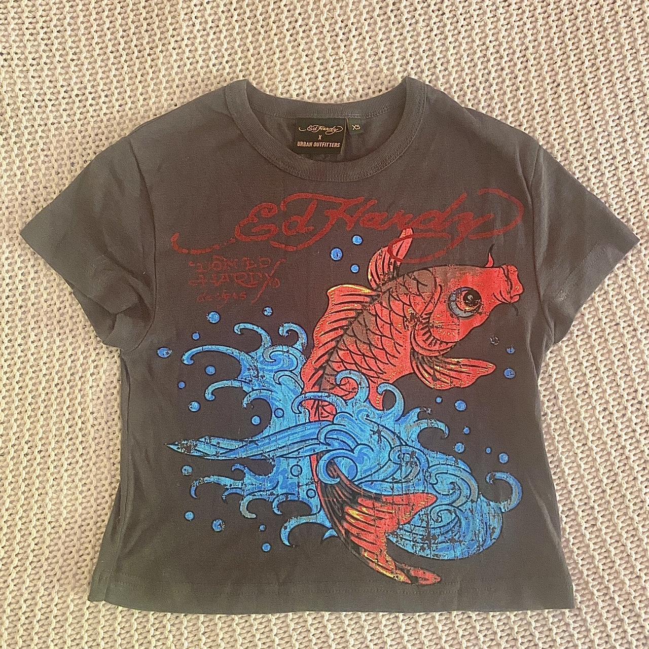 Ed Hardy + Urban Outfitters tee - Retail price... - Depop