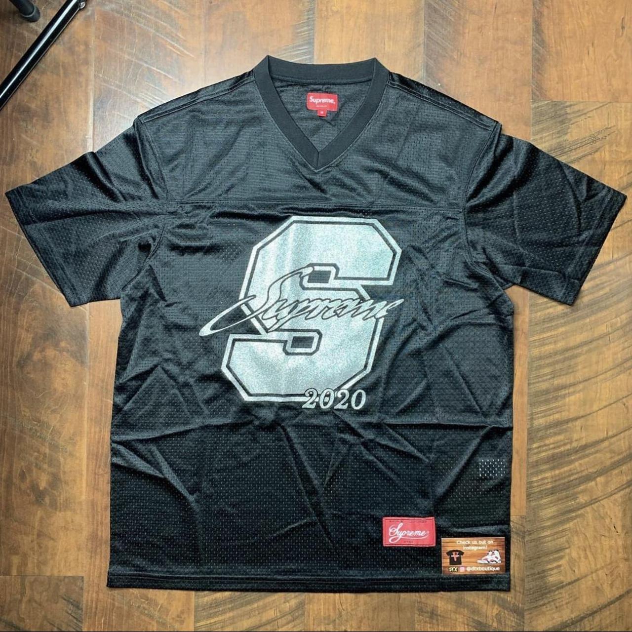 Supreme football jersey from SS13 Size: XL Fits - Depop