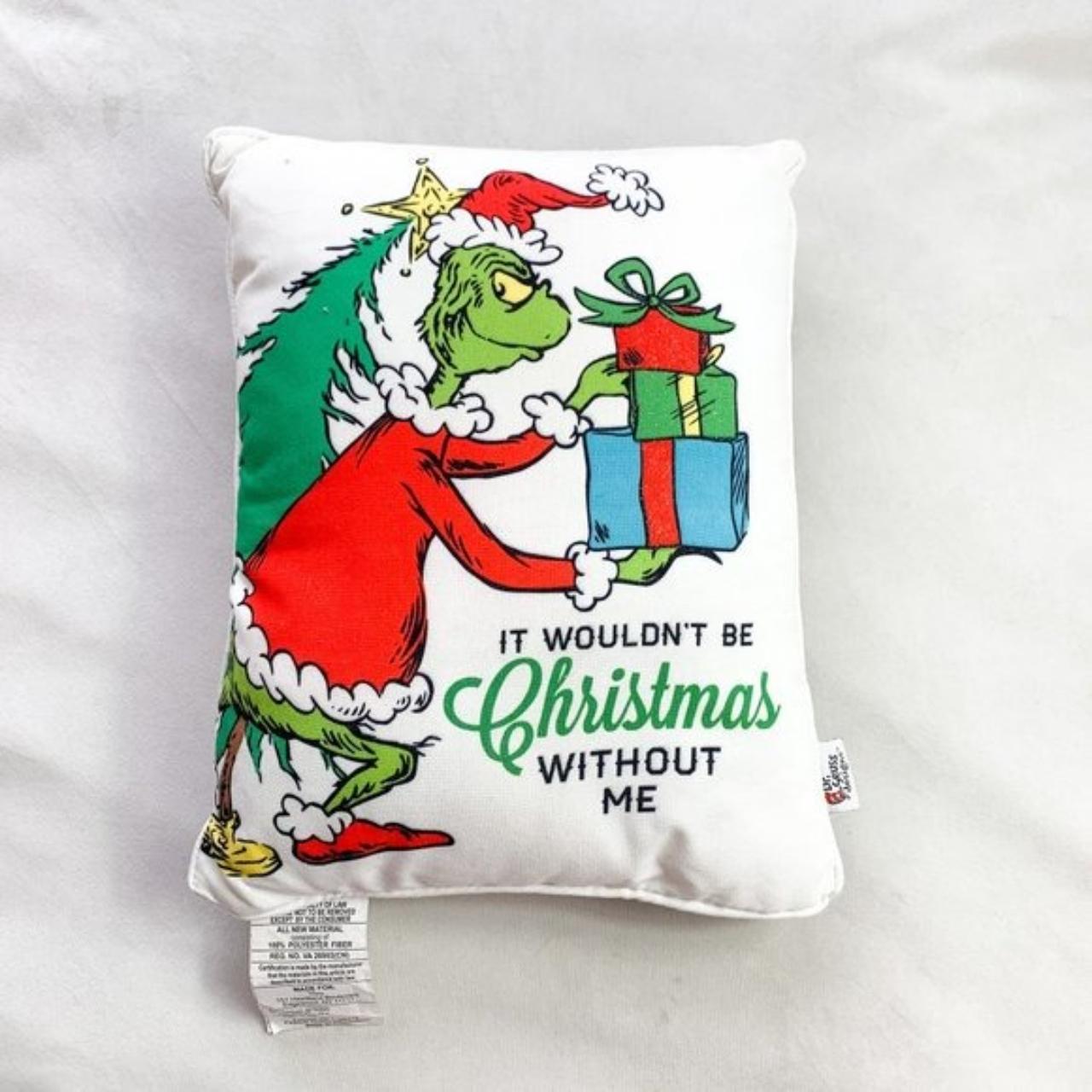 The Grinch Christmas Throw Pillow 