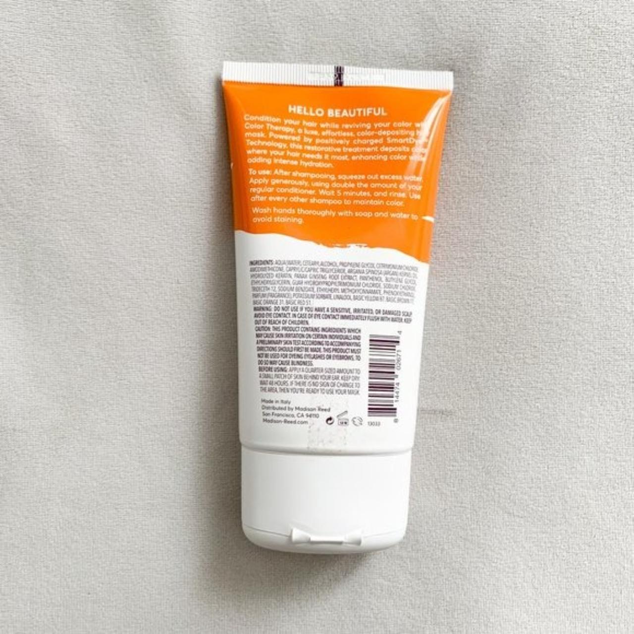 Sephora Orange and White Hair-products | Depop