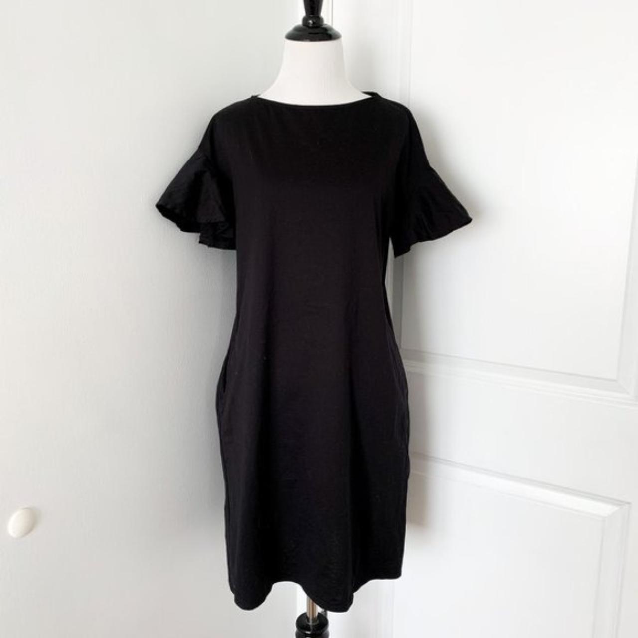 UNIQLO Women's Black Dress | Depop