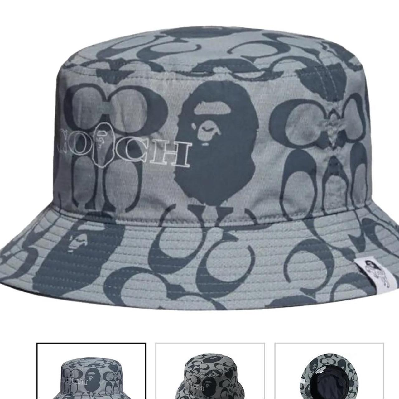 Coach x BAPE Bucket Hat size LARGE Does not come in... Depop