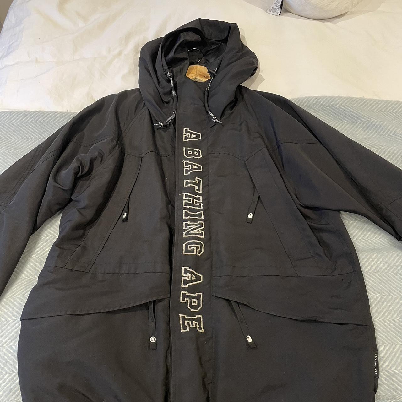 Bape happy new year snowboard hot sale jacket black