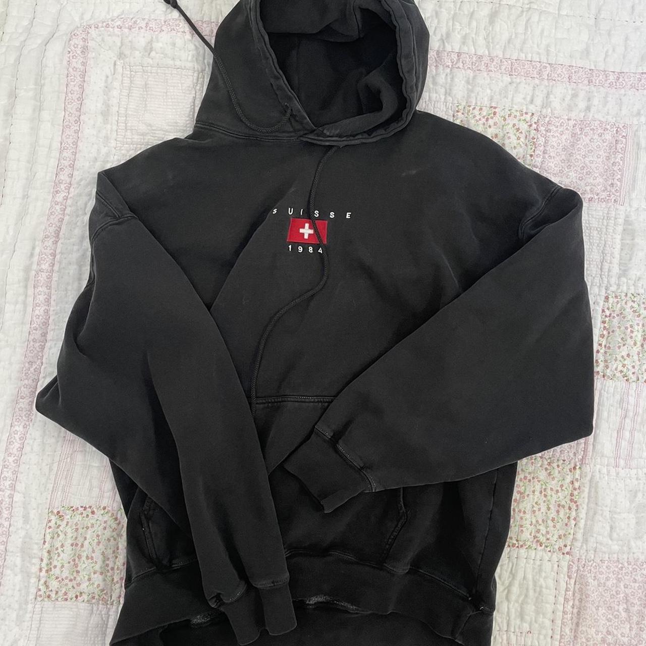 Black brandy Melville Swiss hoodie no longer sold in... Depop