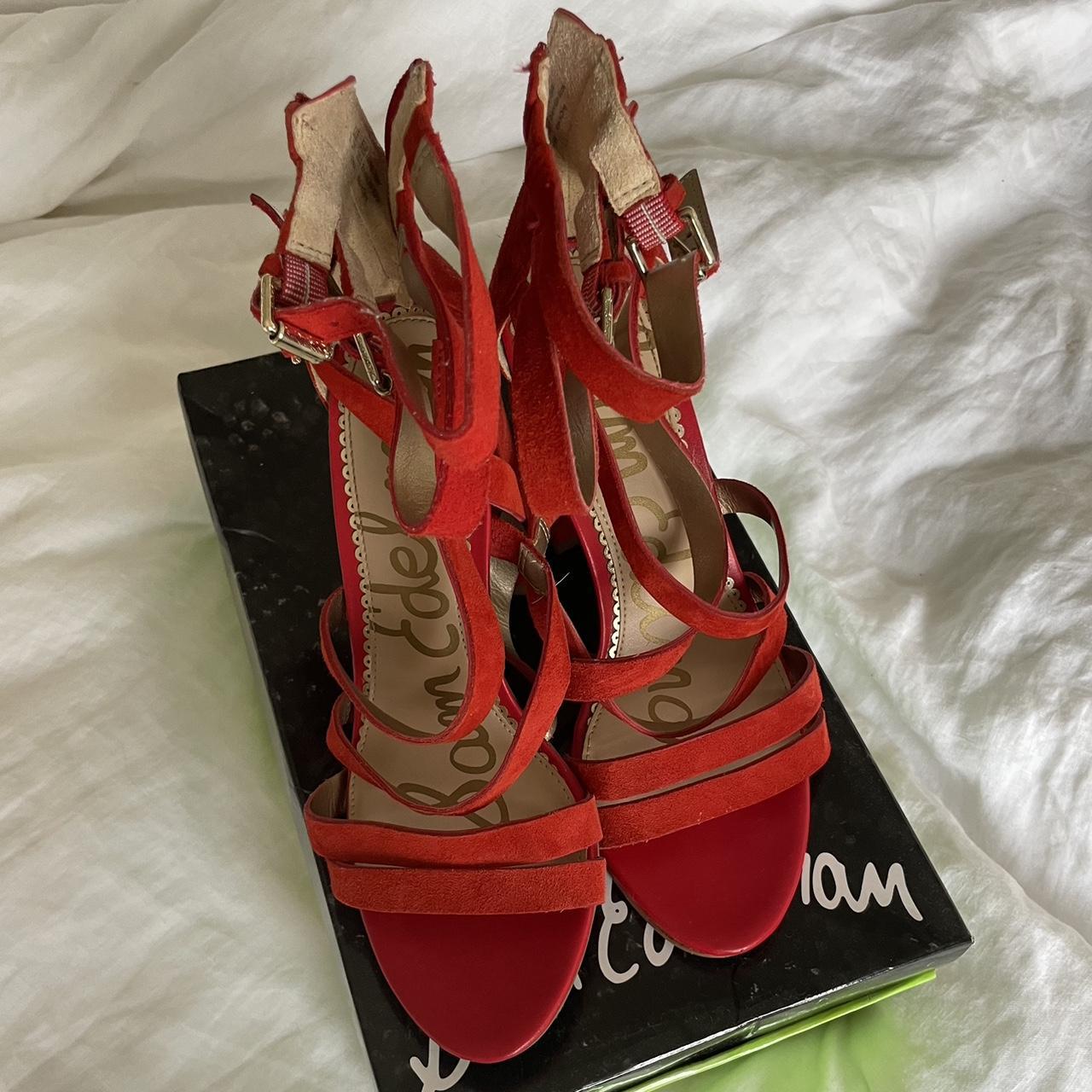 Sam edelman cheap red sandals