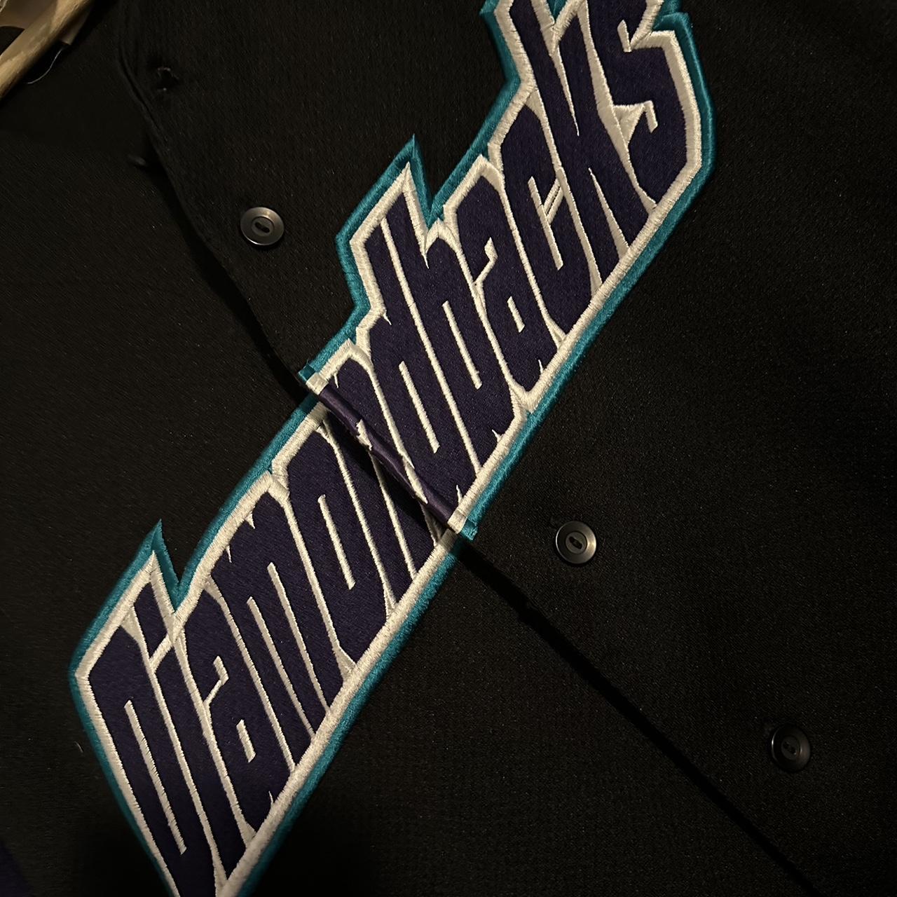 Vintage Majestic Arizona Diamondbacks XXL Baseball Jersey Purple And Black