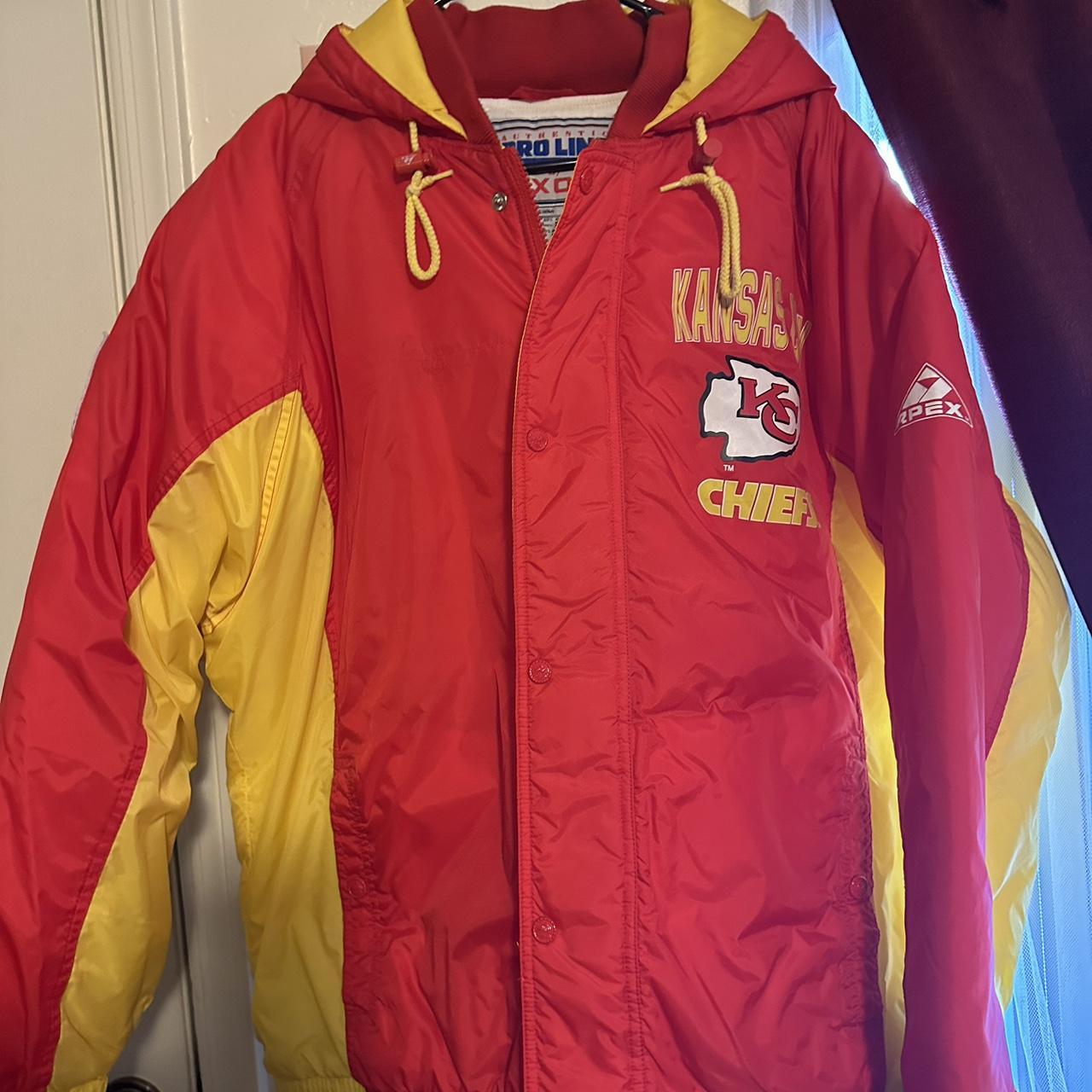 Apex One Kansas City Chiefs Puffer Jacket 30x28.5 - Depop