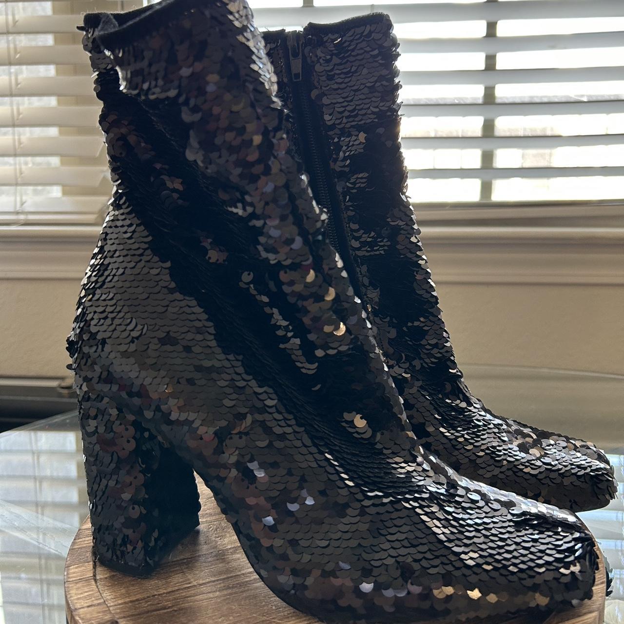 Steve madden sequin clearance booties