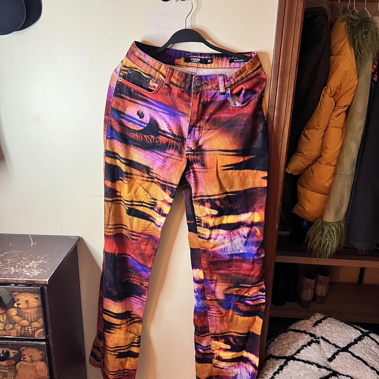 Jaded London Eye Flared Pant Depop