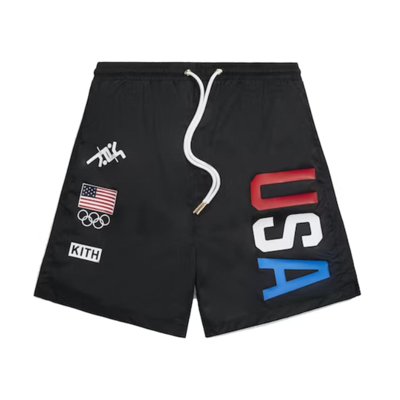 Kith For Team USA Ring Swim Shorts Voyage Black Mens... Depop