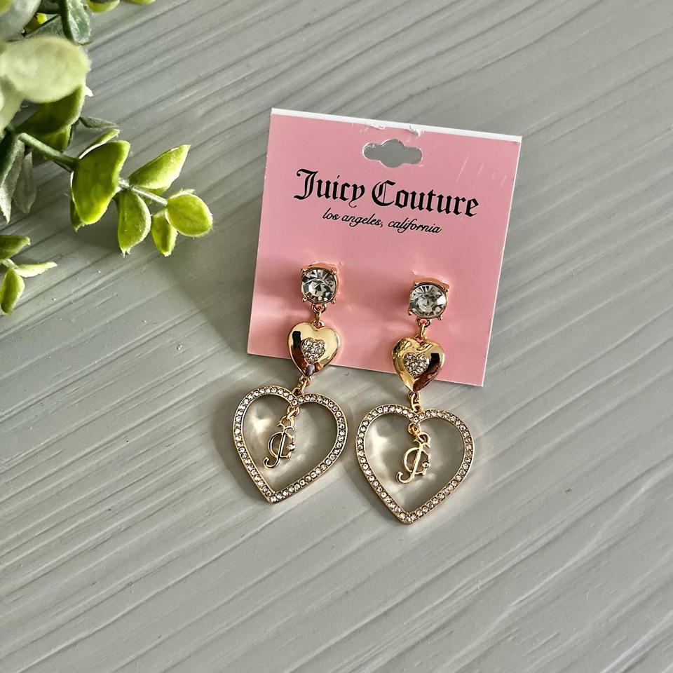 New with tag. Juicy Couture Gold Tone Heart , Love, - Depop