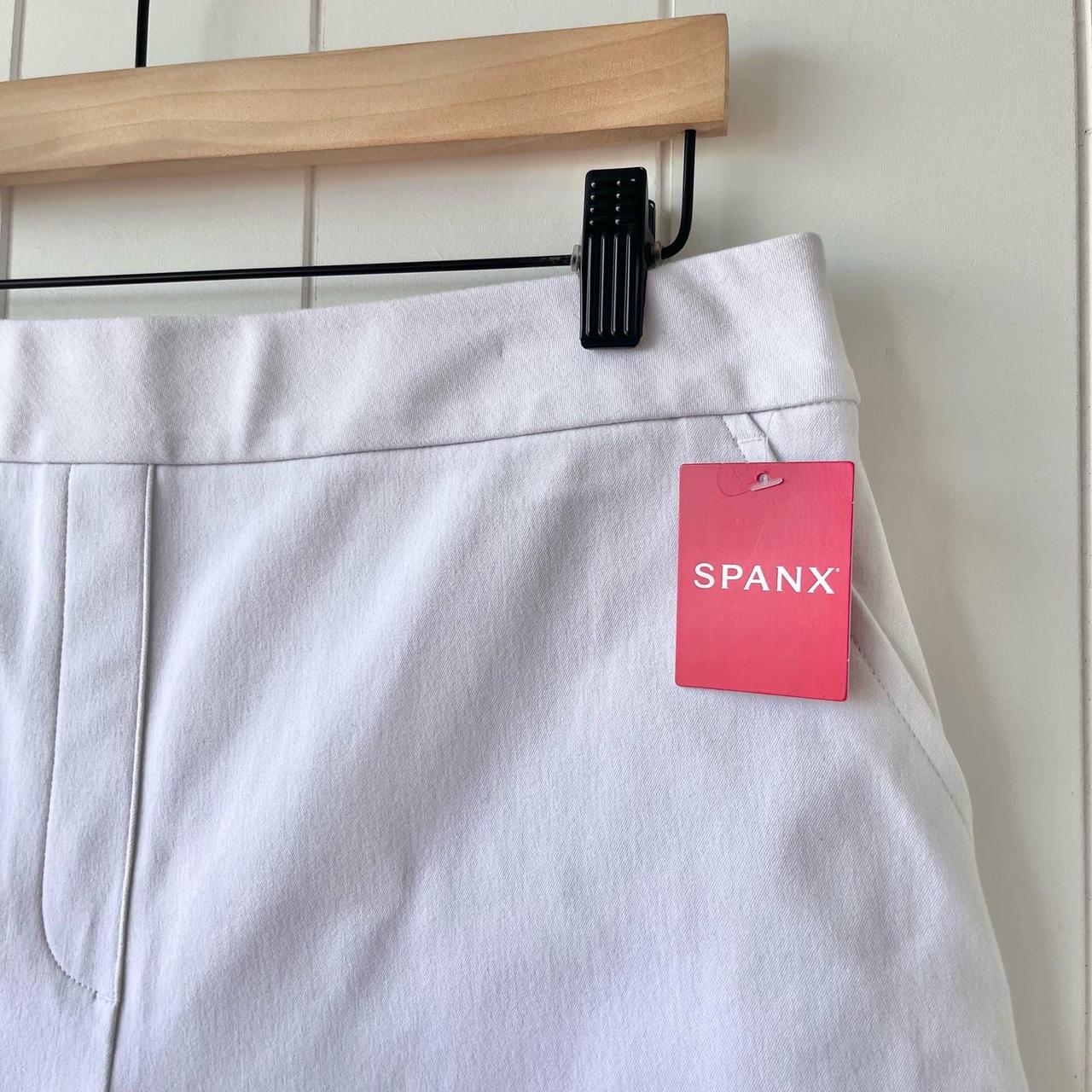 Spanx On-the-Go 6” Shorts Women's XL White Ultimate Opacity Technology New