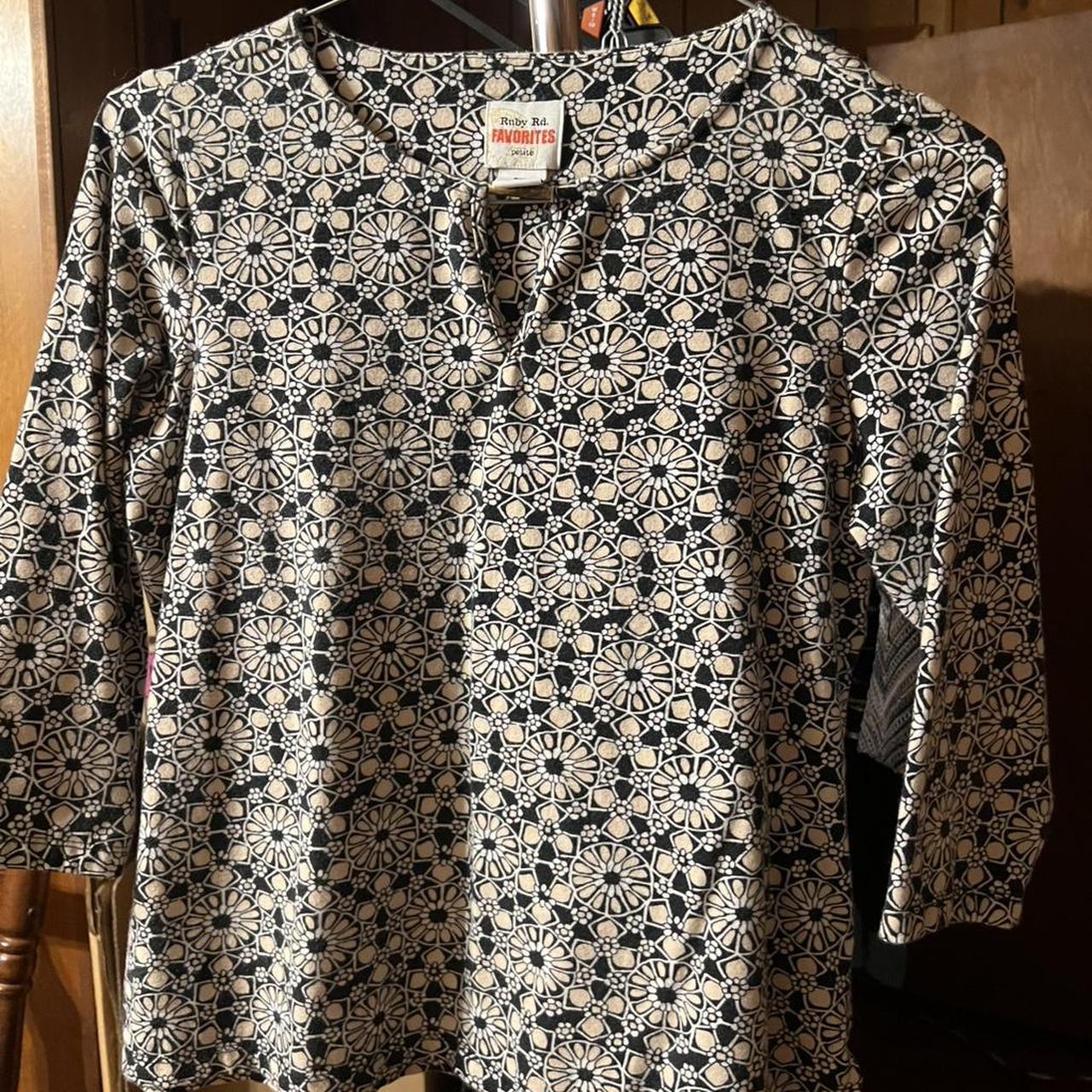 Ruby Rd. Women's Blouse - Multi/Brown - M – Ruby … - image 4