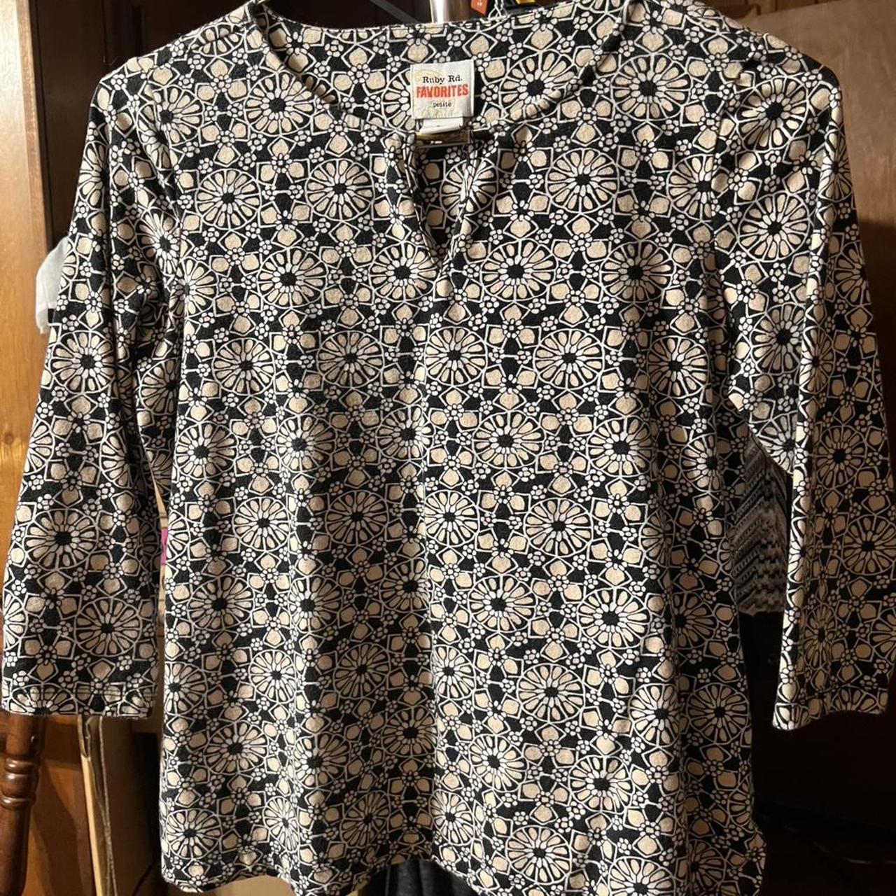 Ruby Rd. Women's Blouse - Multi/Brown - M – Ruby … - image 1