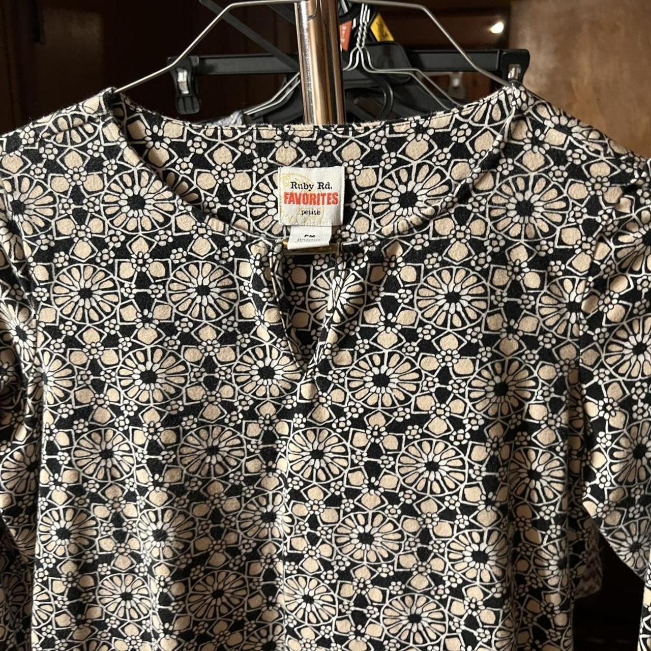 Ruby Rd. Women's Blouse - Multi/Brown - M – Ruby … - image 3