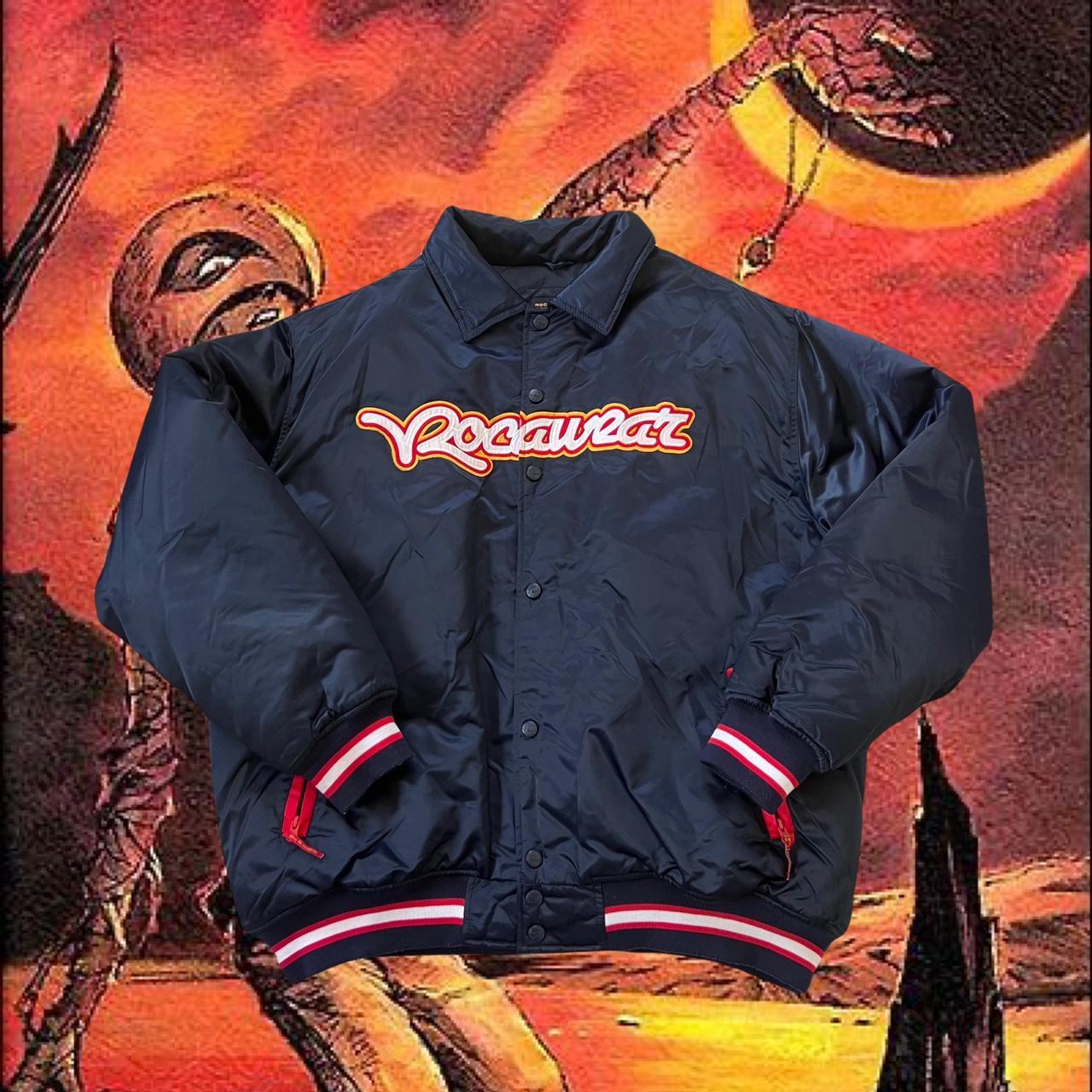 Vintage Y2K Rocawear Bomber Jacket Size... Depop