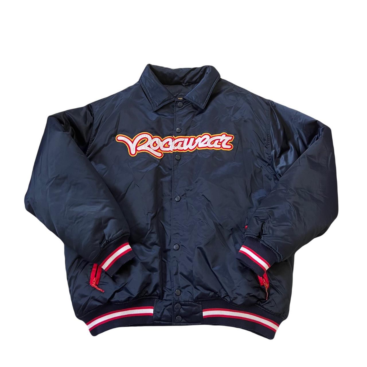 Vintage Y2K Rocawear Bomber Jacket Size... - Depop
