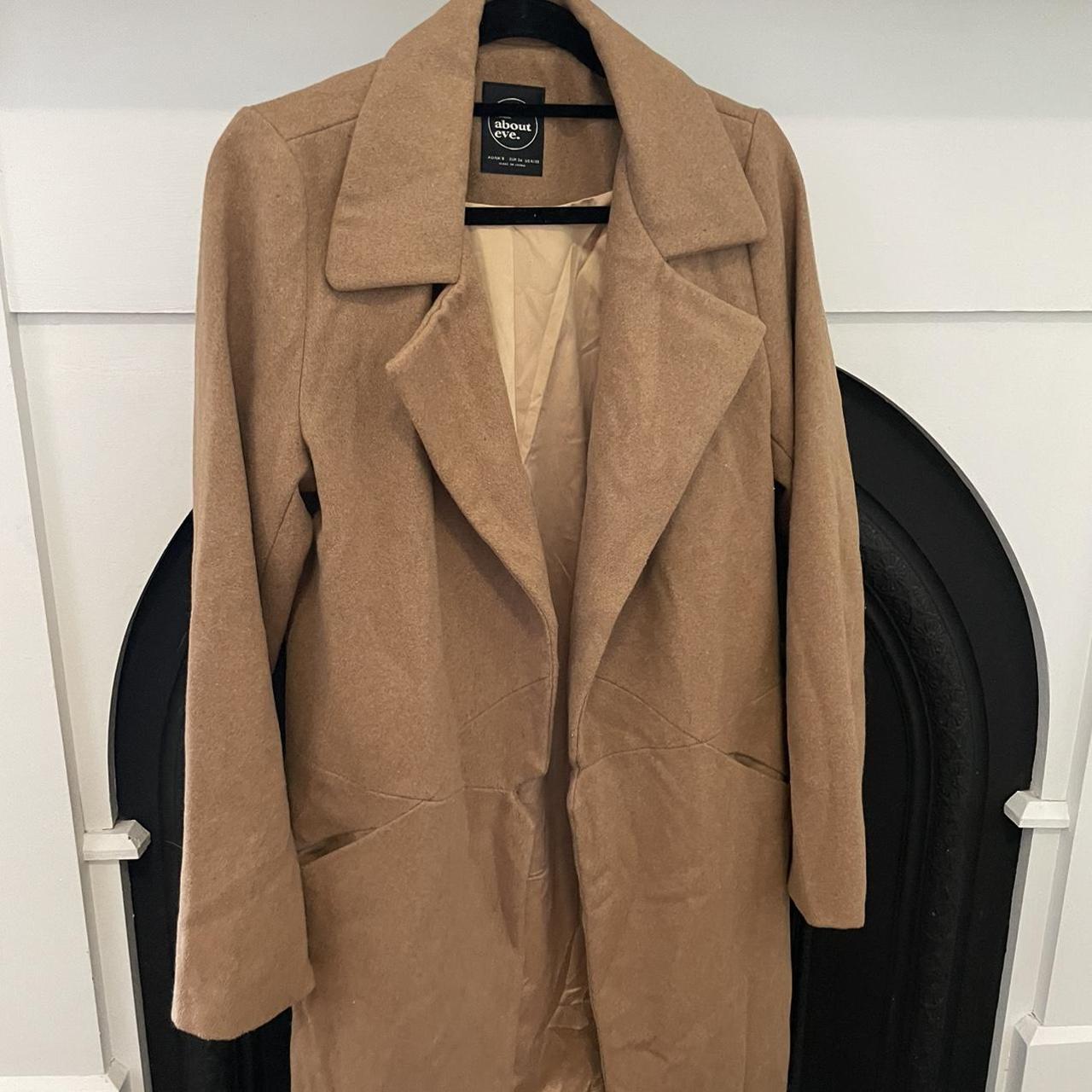 Women's Tan Coat Depop
