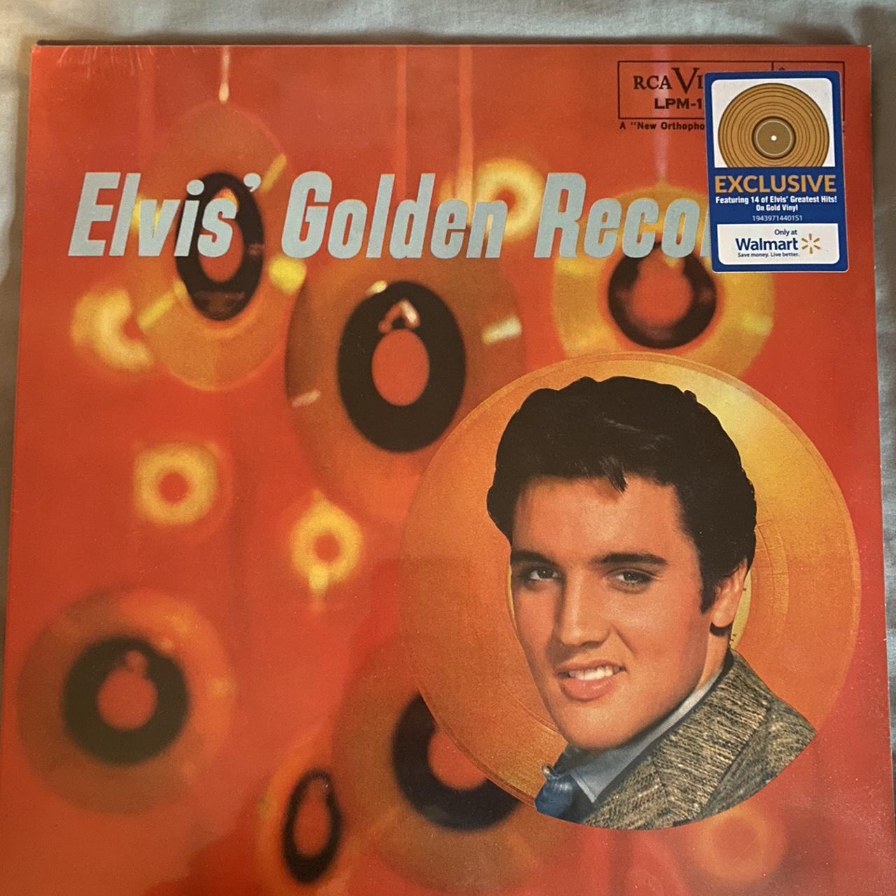 walmart exclusive elvis presley gold vinyl never... Depop