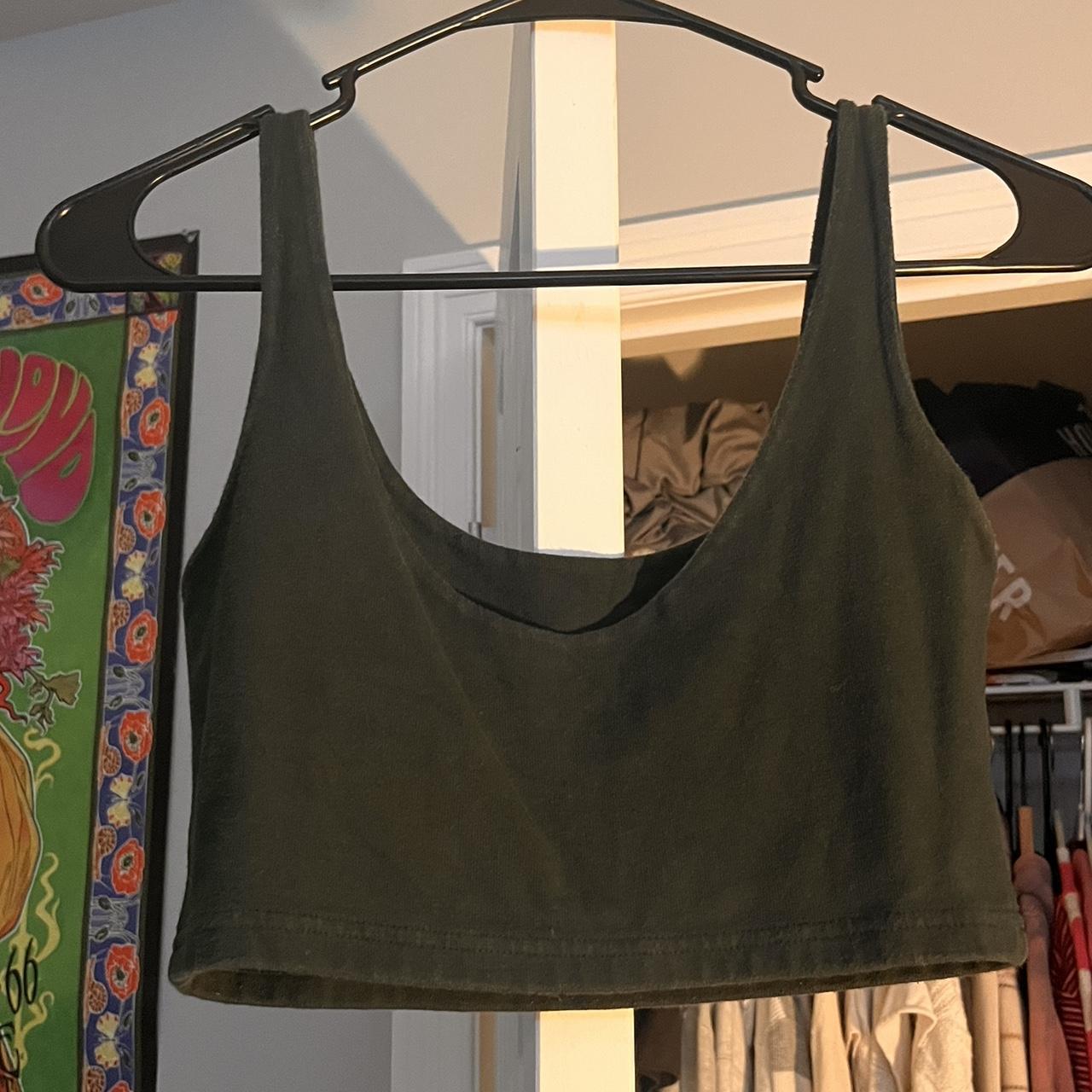 Brandy Melville Brandy Melville Lydia Tank Dark Green